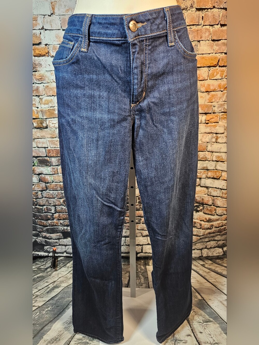 Joe's Jeans Curvy Bootcut Dark Wash Jeans Size 31 Mid Rise Stretch Denim